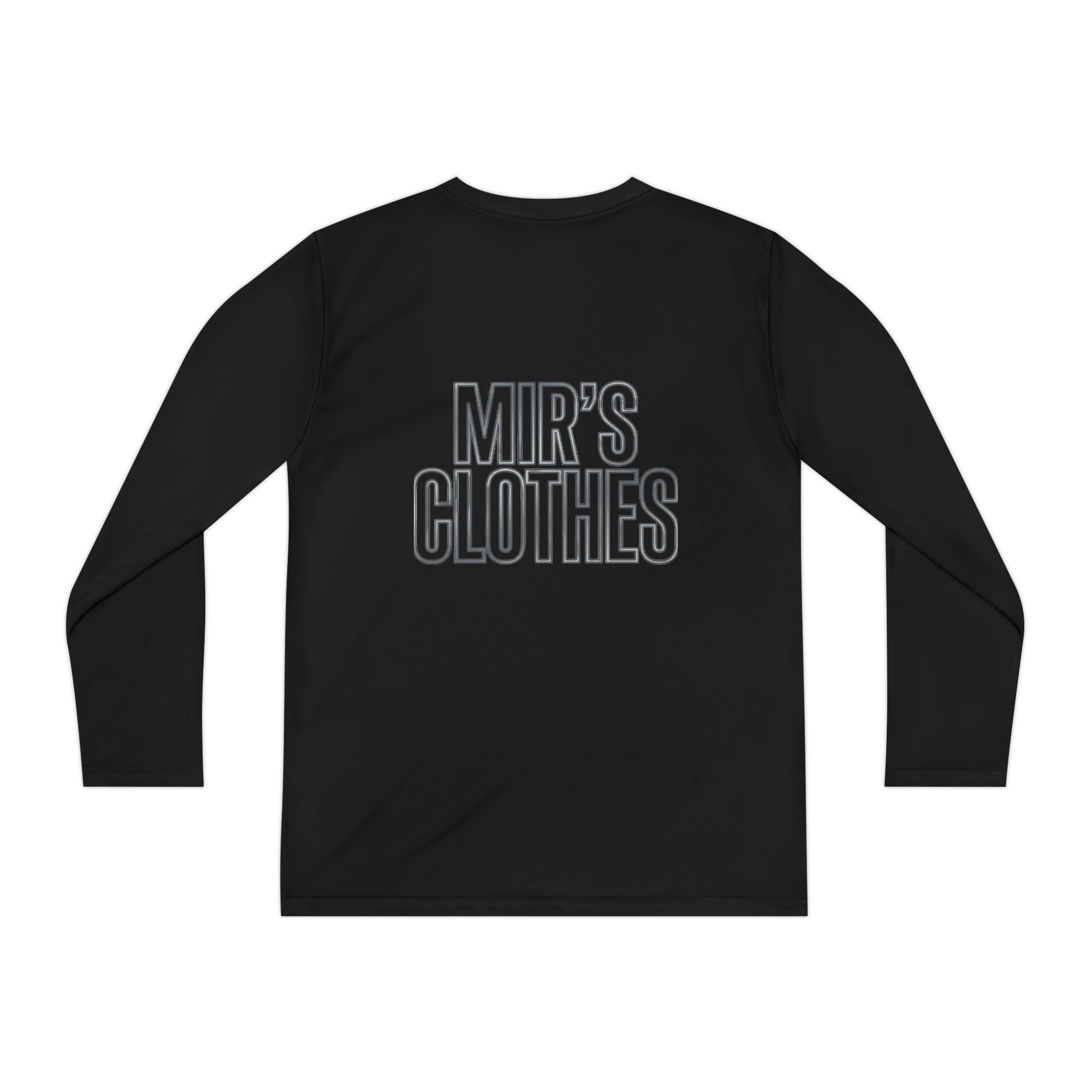 Youth Long Sleeve Tee — 'MIR'S CLOTHES' Athletic Graphic Top