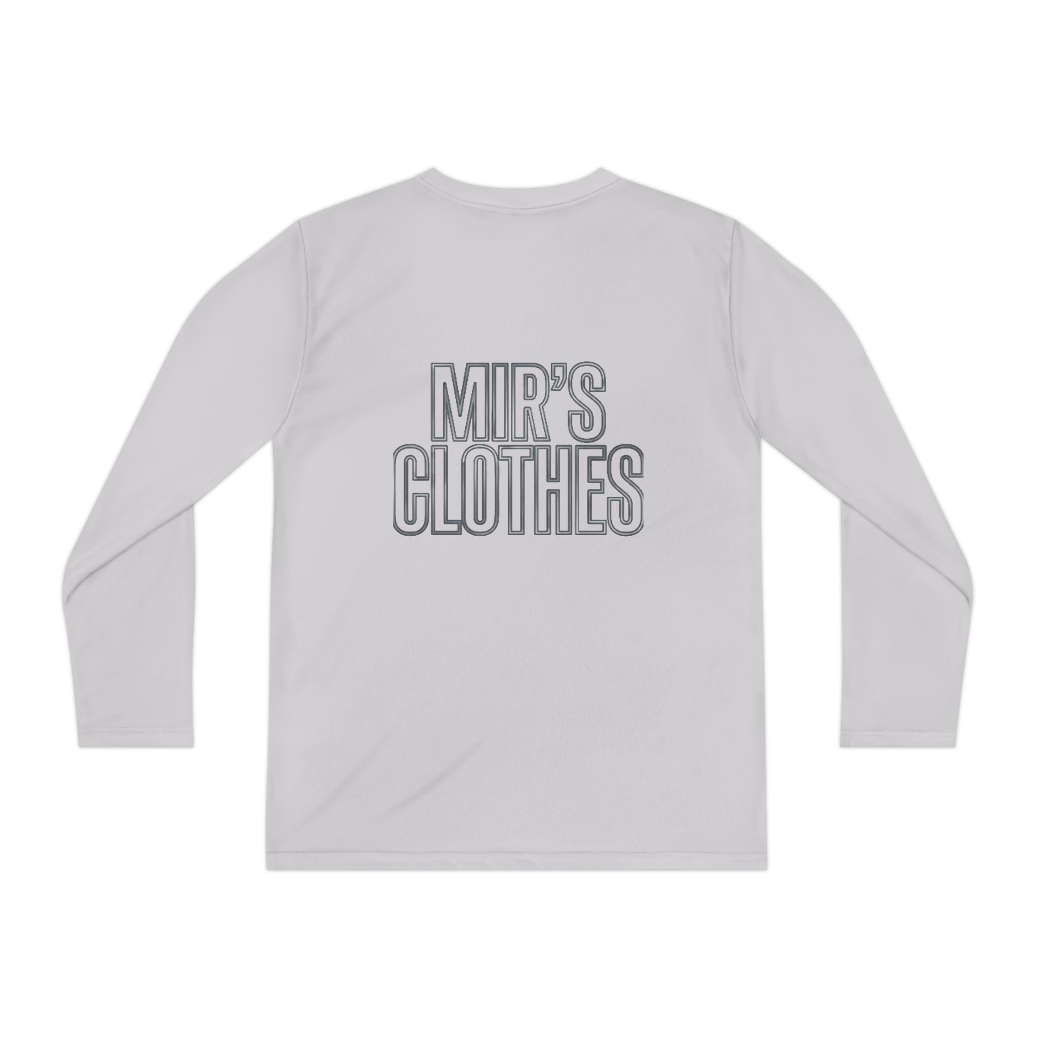 Youth Long Sleeve Tee — 'MIR'S CLOTHES' Athletic Graphic Top