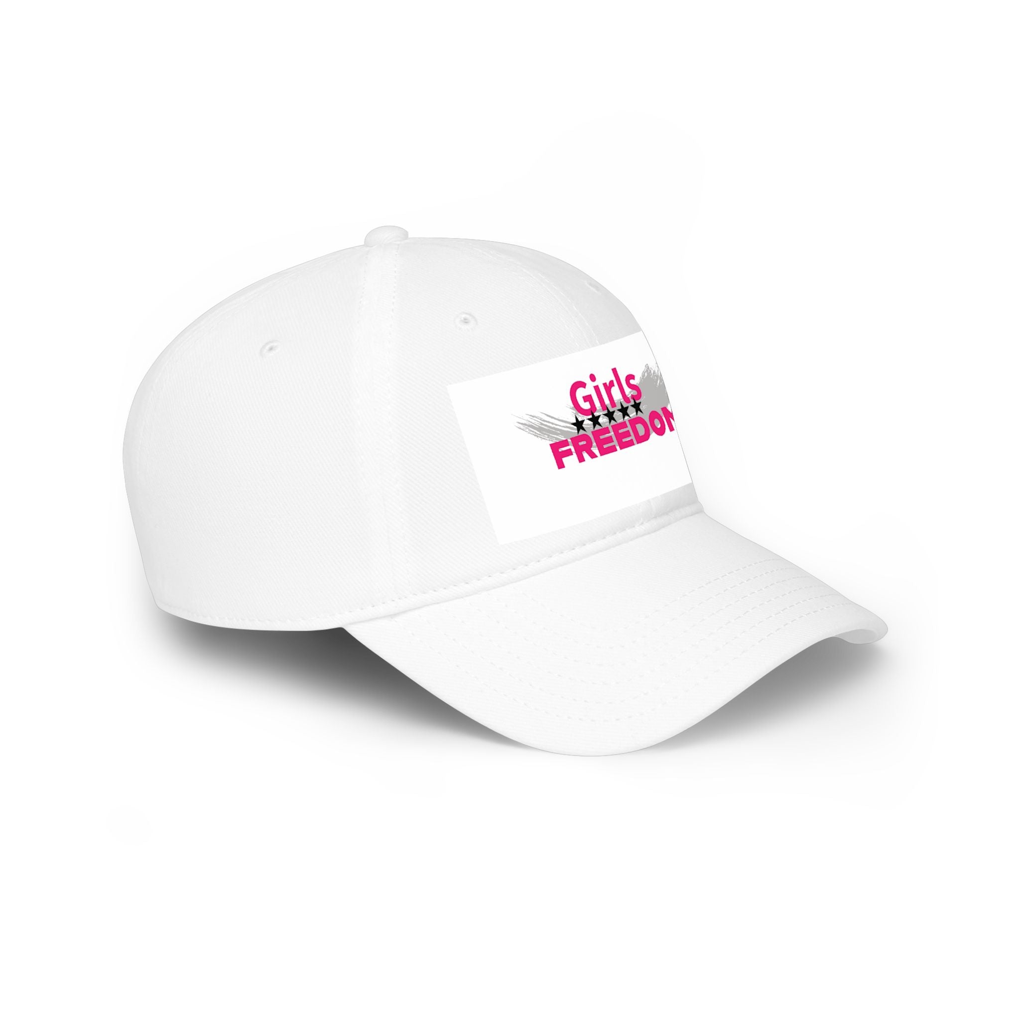 Girls Freedom Red Baseball Cap — Bold, Fearless & Unstoppable ❤️‍🔥