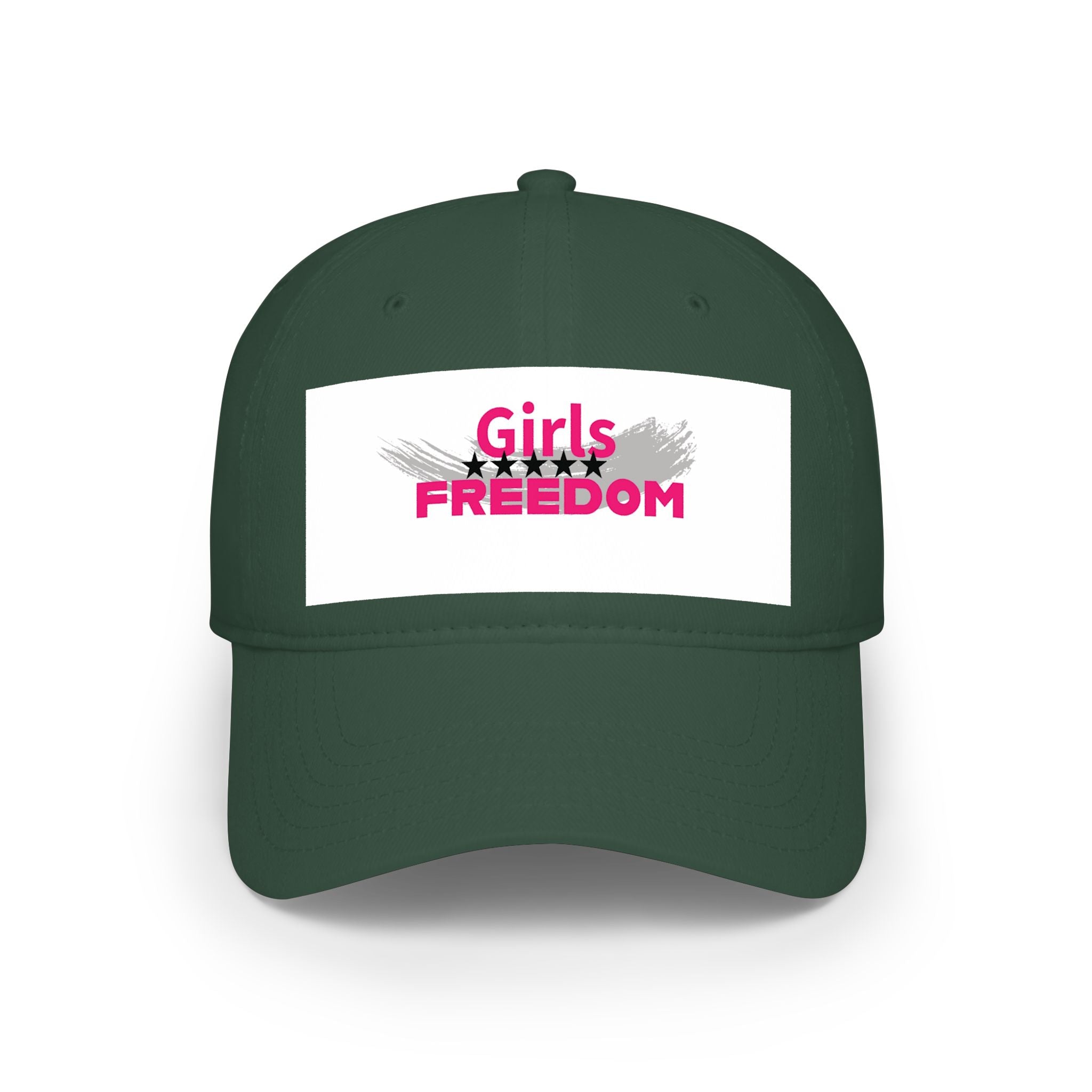 Girls Freedom Red Baseball Cap — Bold, Fearless & Unstoppable ❤️‍🔥