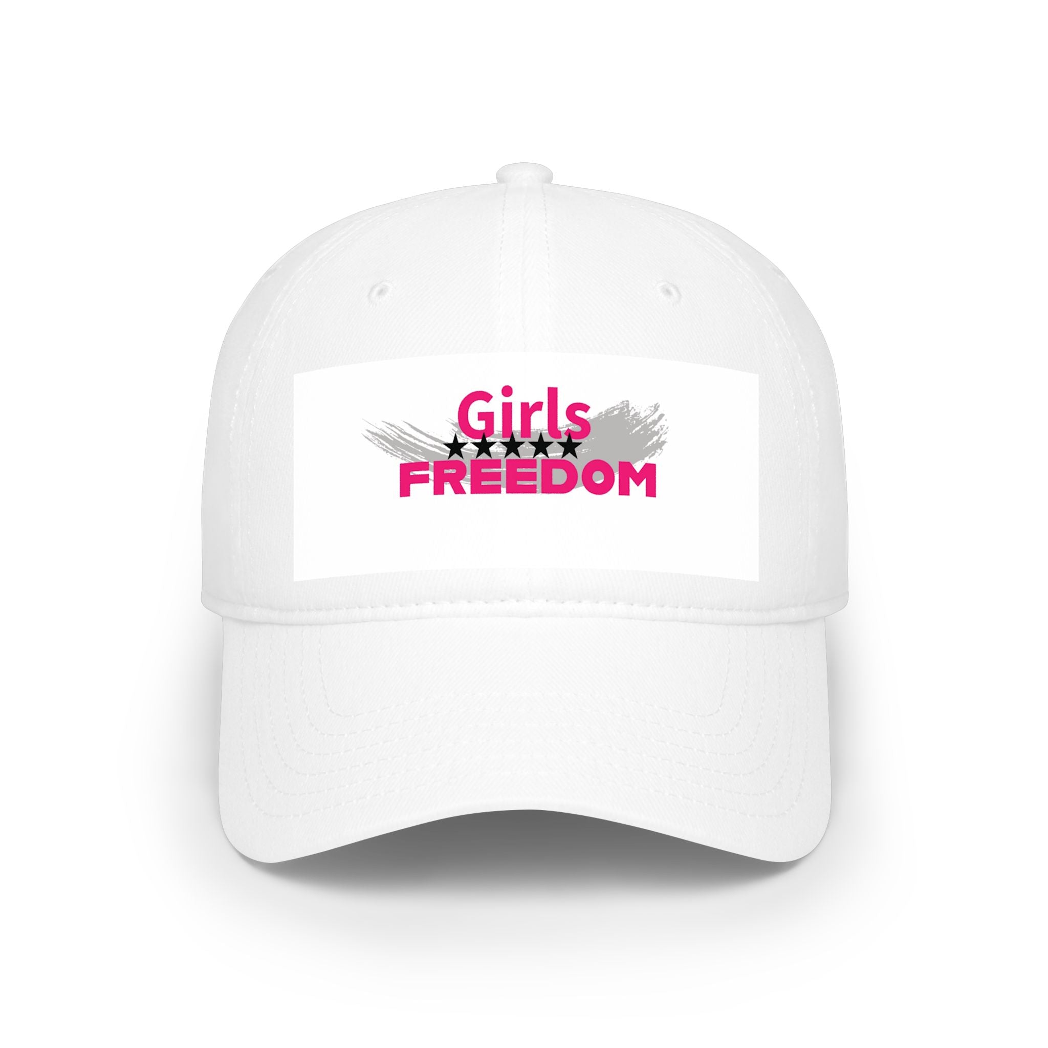Girls Freedom Red Baseball Cap — Bold, Fearless & Unstoppable ❤️‍🔥