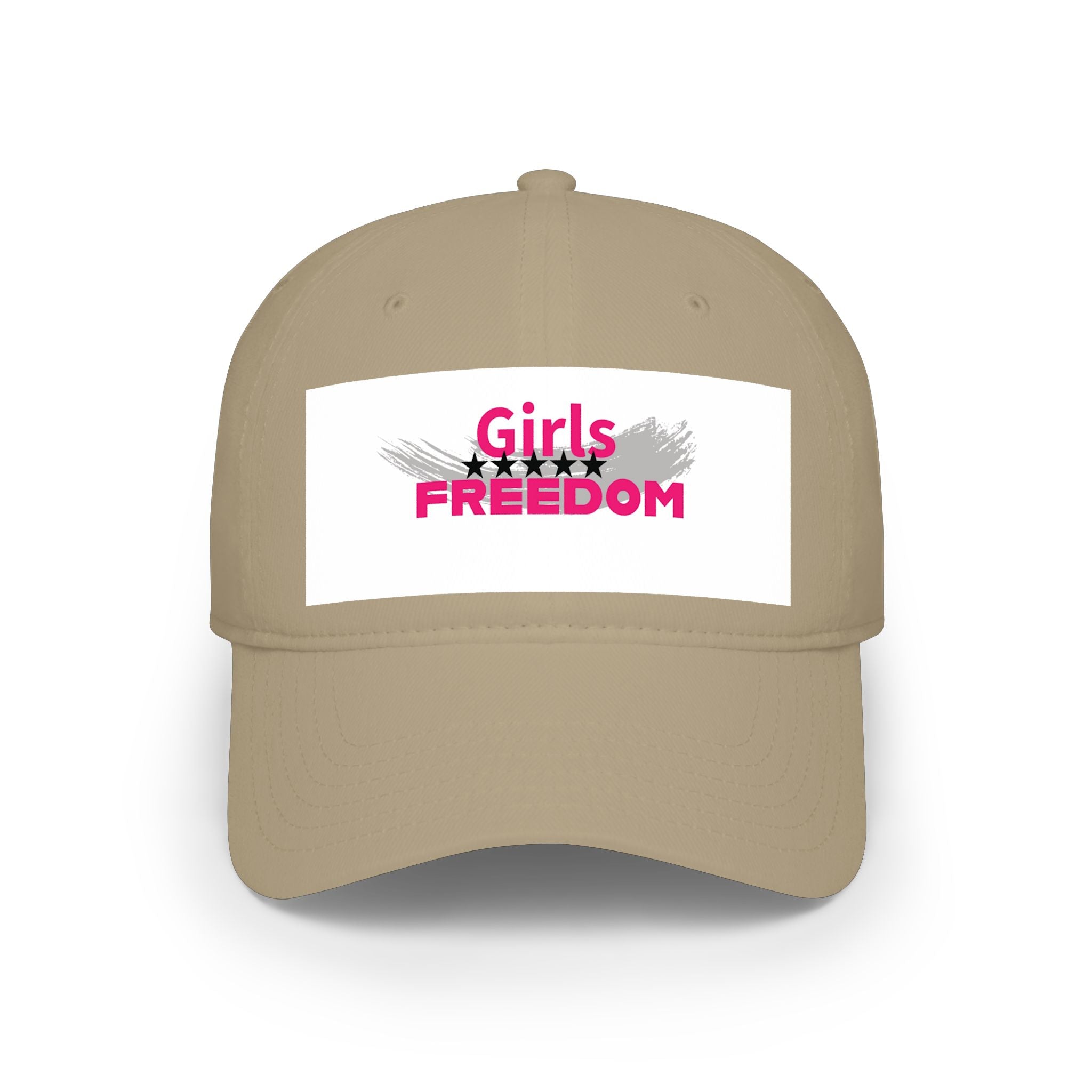 Girls Freedom Red Baseball Cap — Bold, Fearless & Unstoppable ❤️‍🔥
