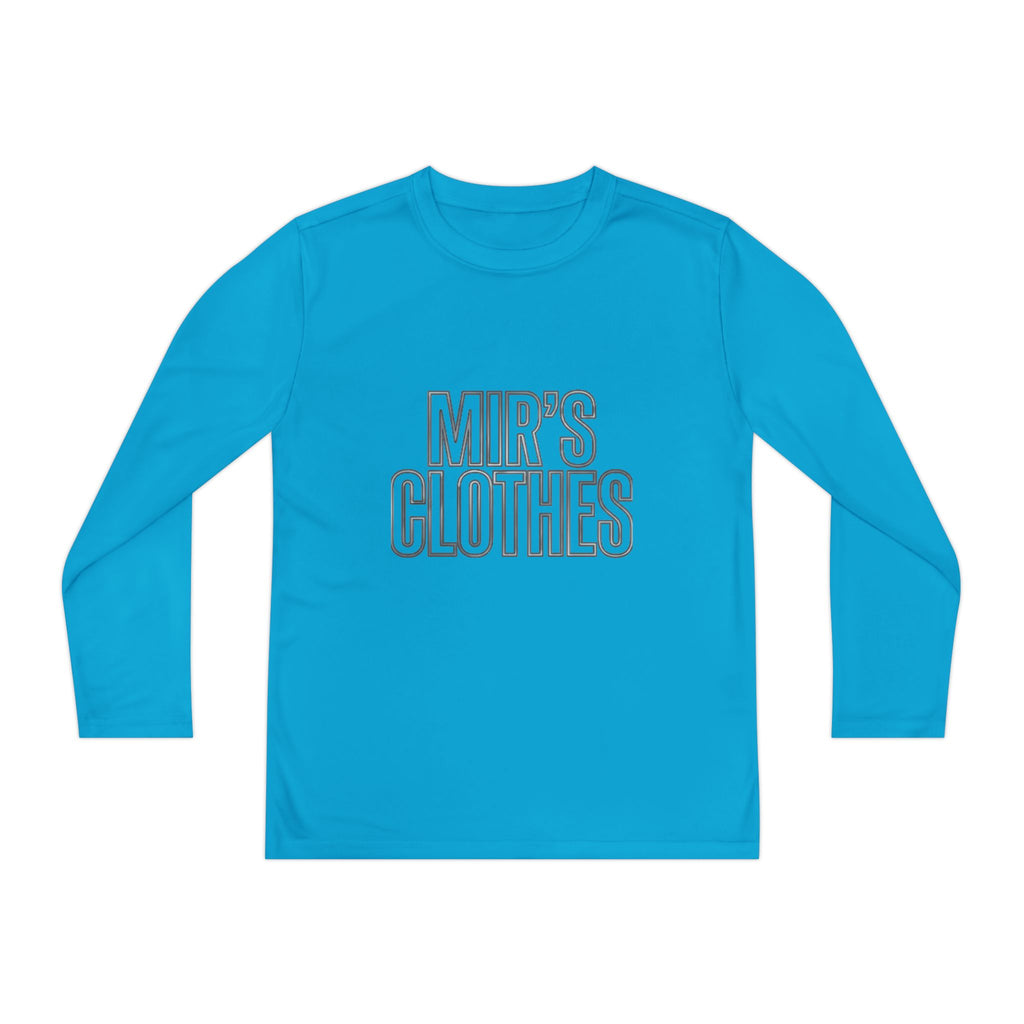 Youth Long Sleeve Tee — 'MIR'S CLOTHES' Athletic Graphic Top
