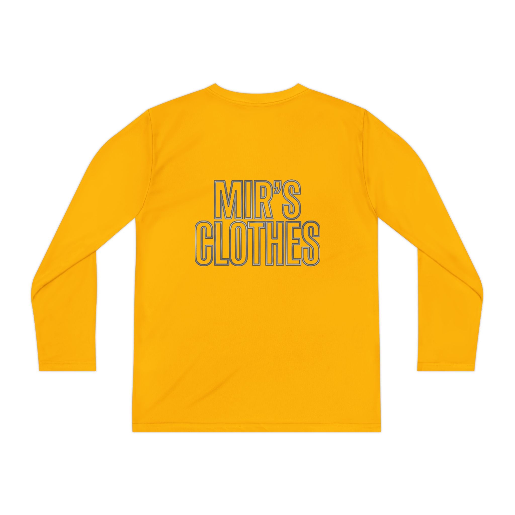 Youth Long Sleeve Tee — 'MIR'S CLOTHES' Athletic Graphic Top