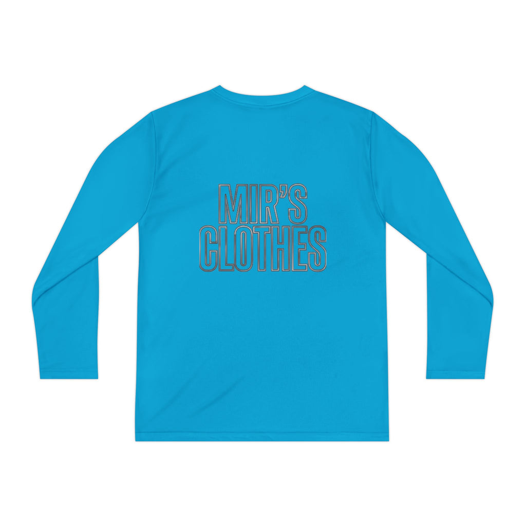 Youth Long Sleeve Tee — 'MIR'S CLOTHES' Athletic Graphic Top