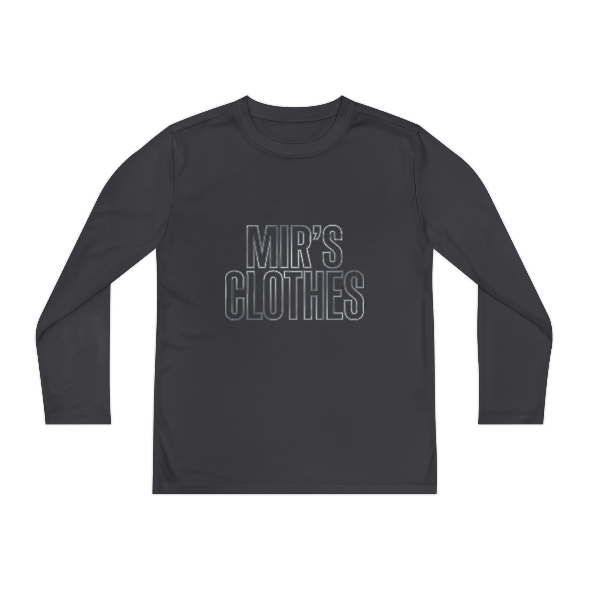 Youth Long Sleeve Tee — 'MIR'S CLOTHES' Athletic Graphic Top
