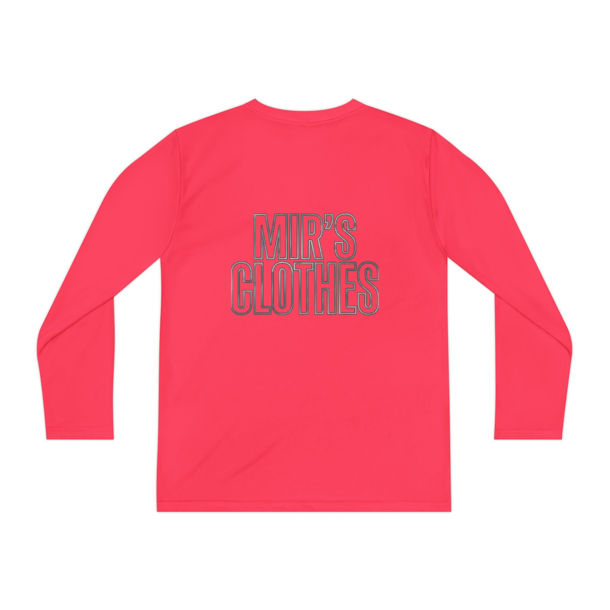 Youth Long Sleeve Tee — 'MIR'S CLOTHES' Athletic Graphic Top