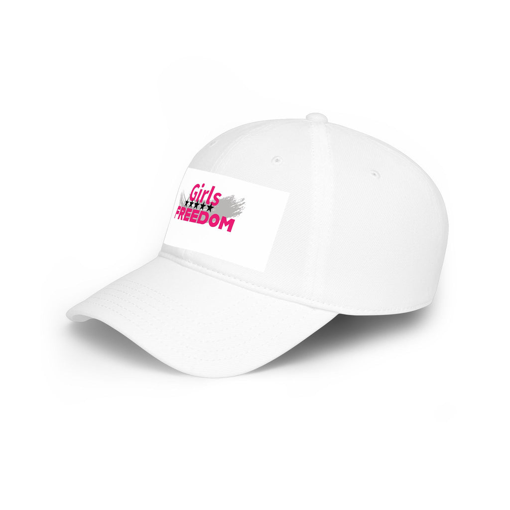 Girls Freedom Red Baseball Cap — Bold, Fearless & Unstoppable ❤️‍🔥