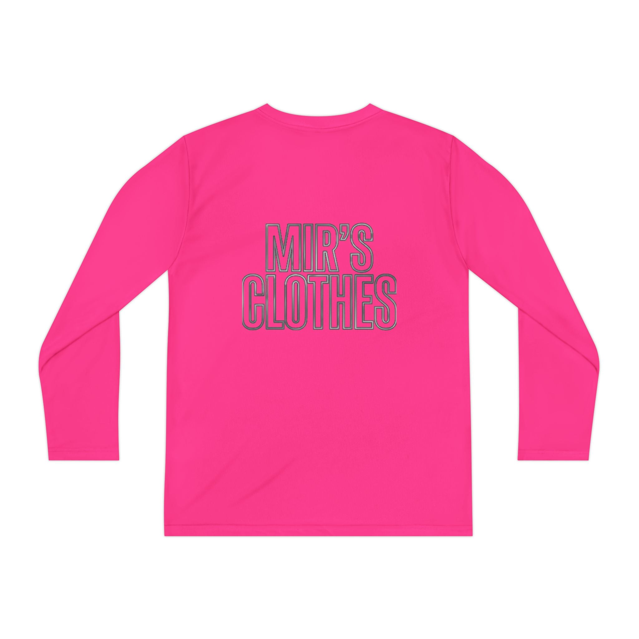 Youth Long Sleeve Tee — 'MIR'S CLOTHES' Athletic Graphic Top