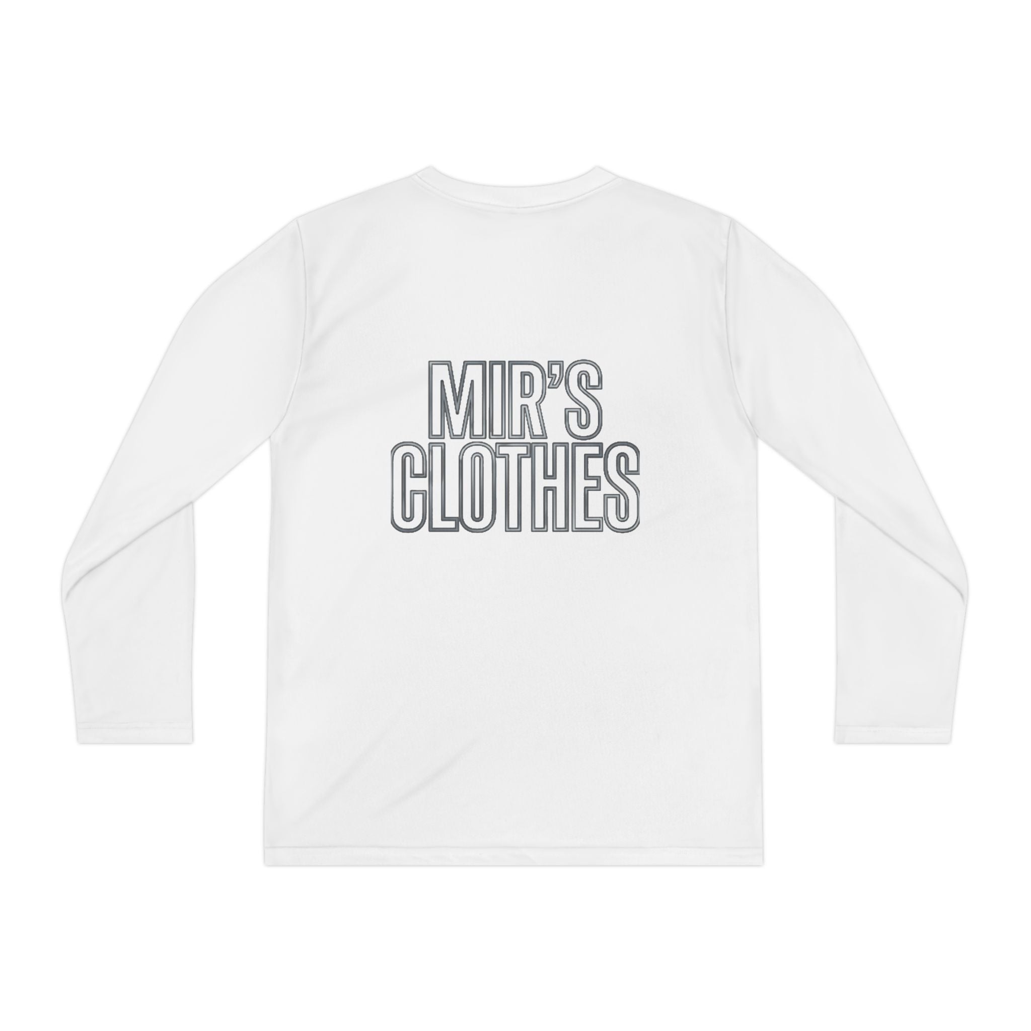 Youth Long Sleeve Tee — 'MIR'S CLOTHES' Athletic Graphic Top
