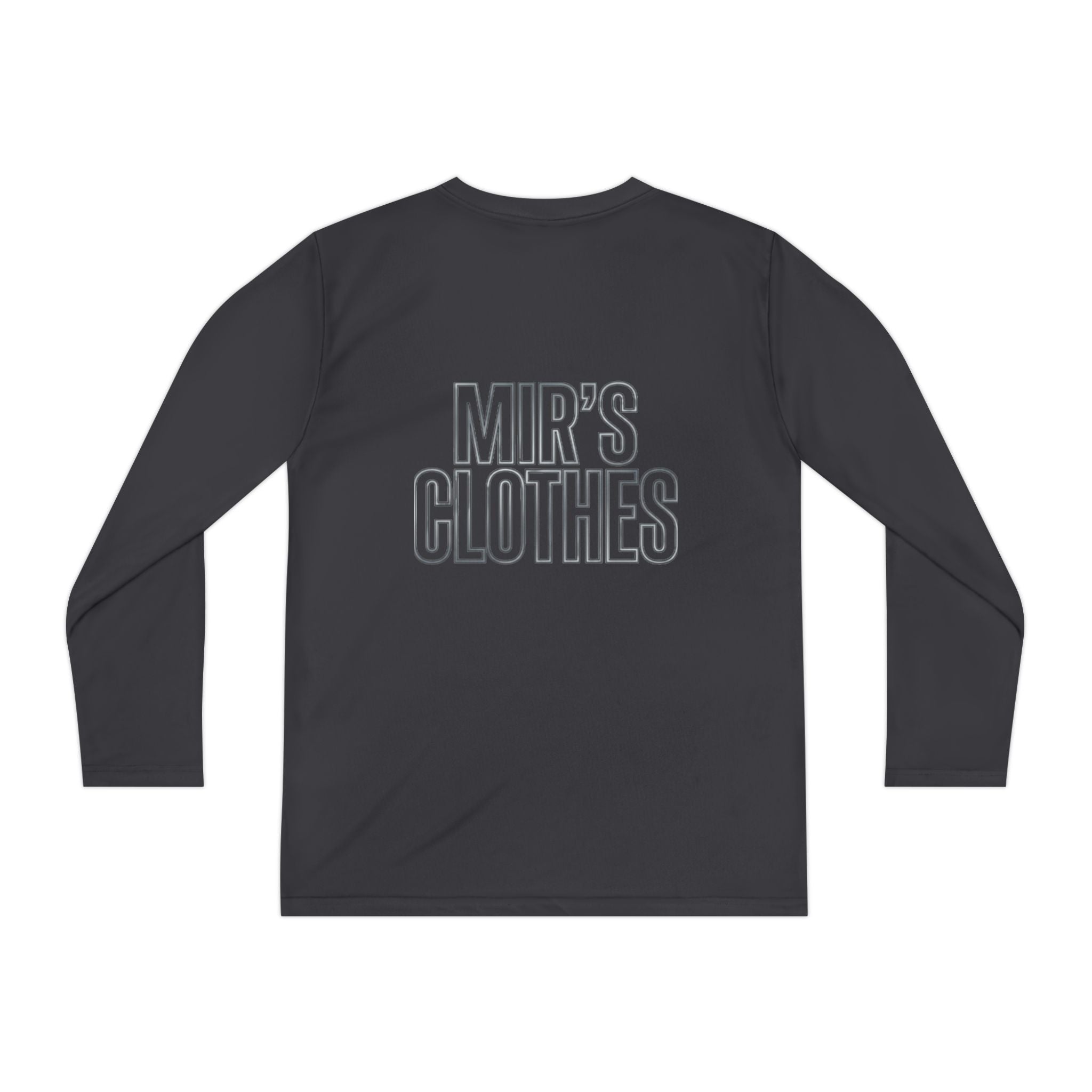 Youth Long Sleeve Tee — 'MIR'S CLOTHES' Athletic Graphic Top