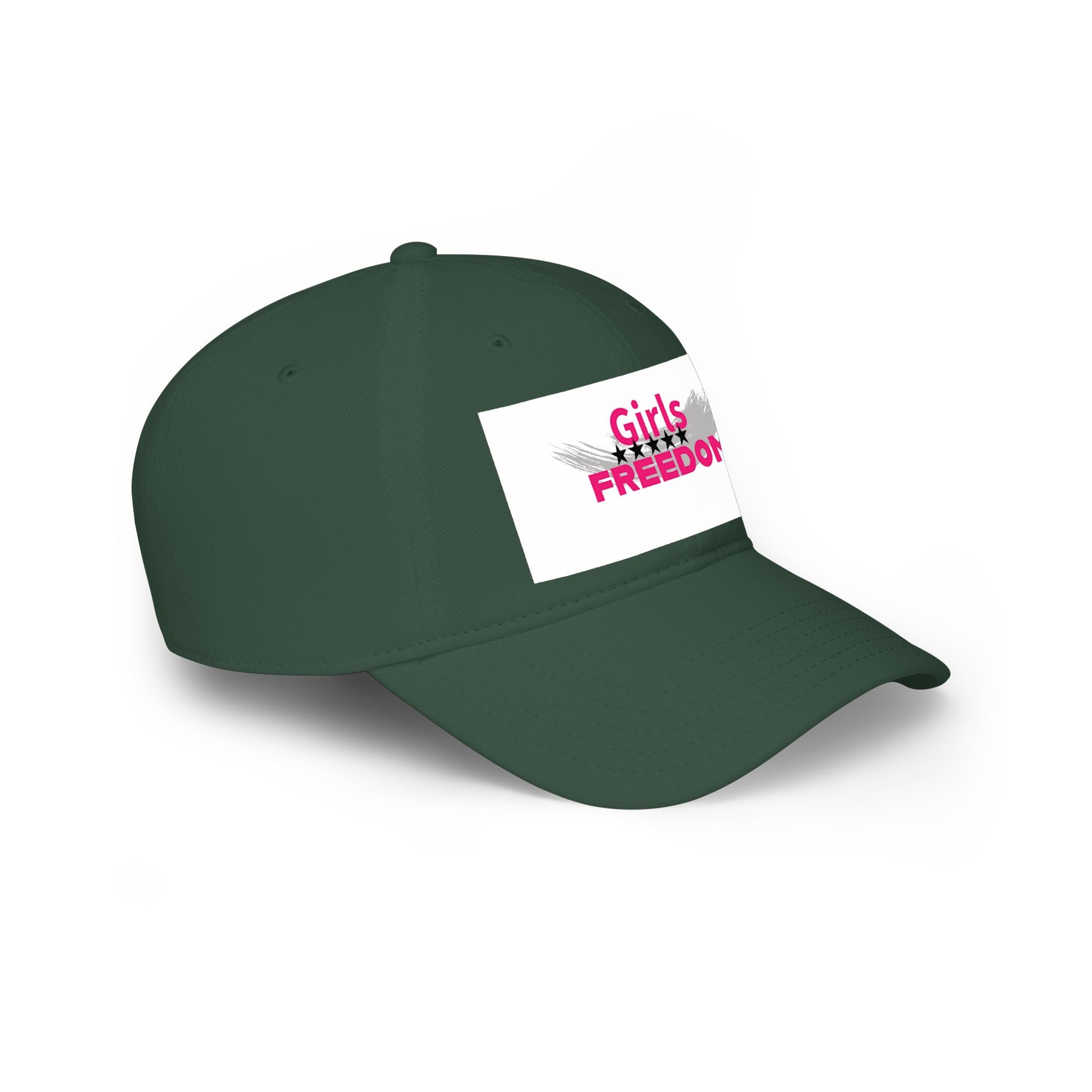 Girls Freedom Red Baseball Cap — Bold, Fearless & Unstoppable ❤️‍🔥