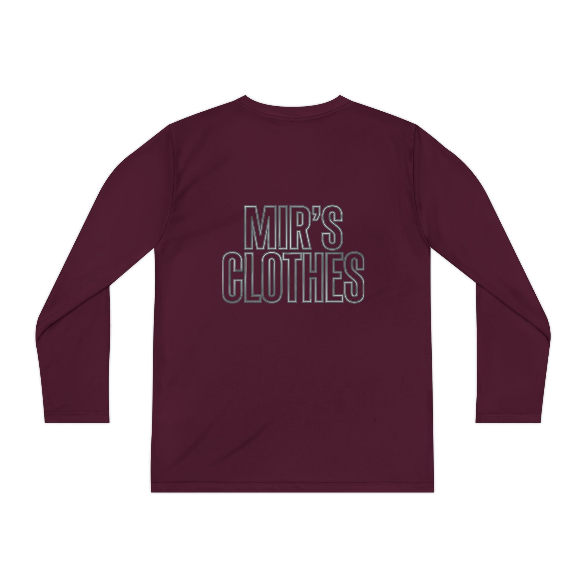 Youth Long Sleeve Tee — 'MIR'S CLOTHES' Athletic Graphic Top