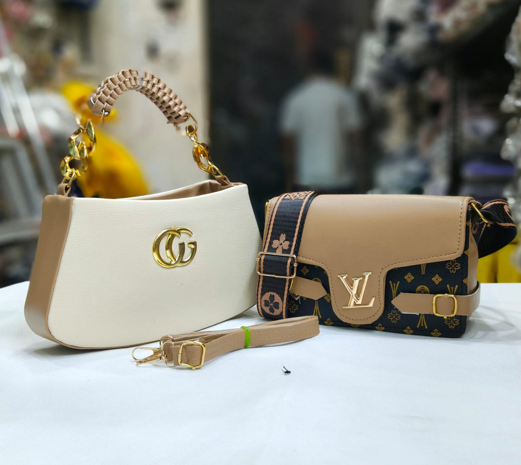 🔥 New Arrival! 2 Pcs Combo Set — Handy Bag + Lady Crossbody Sling Bag