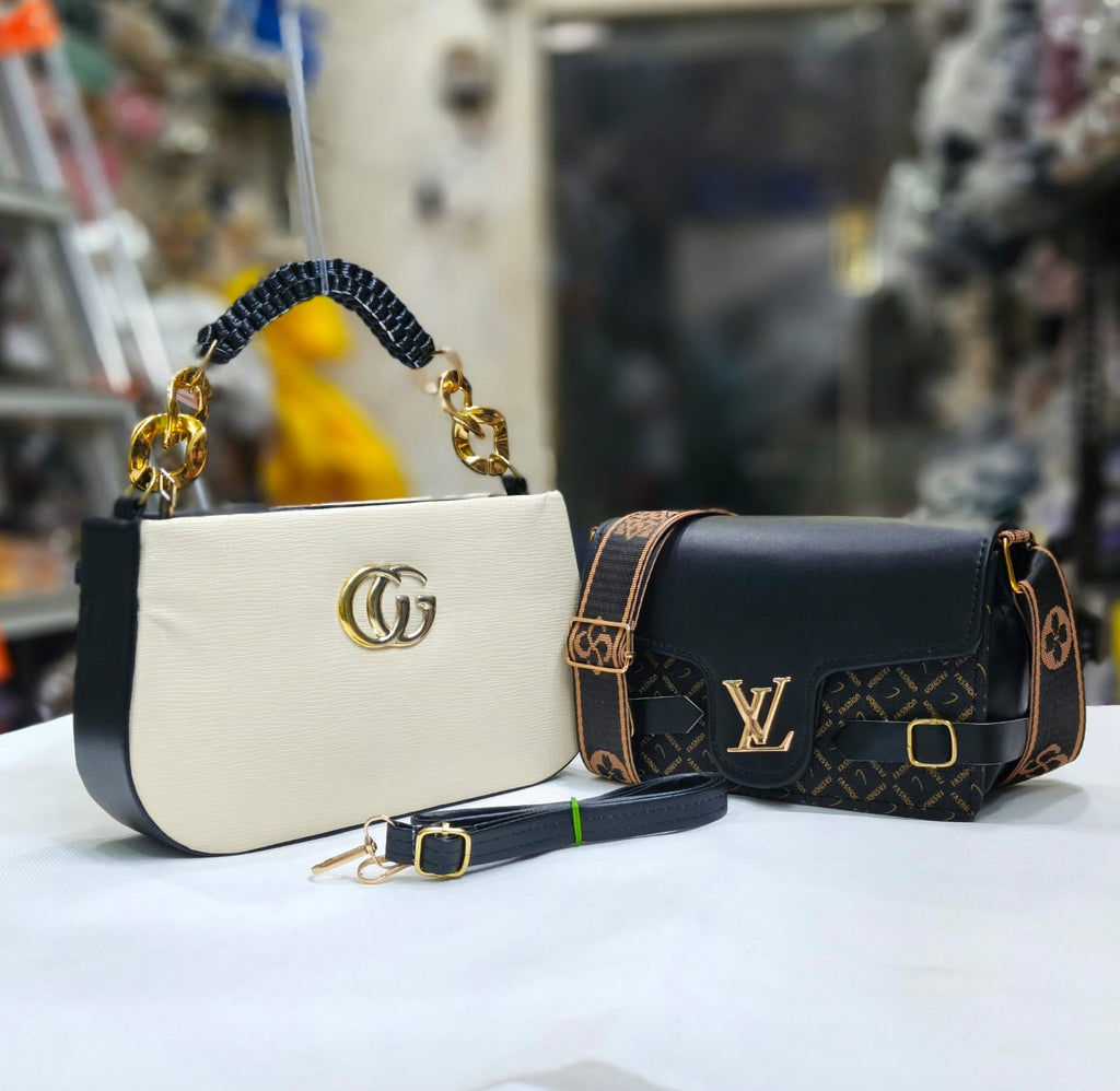 🔥 New Arrival! 2 Pcs Combo Set — Handy Bag + Lady Crossbody Sling Bag