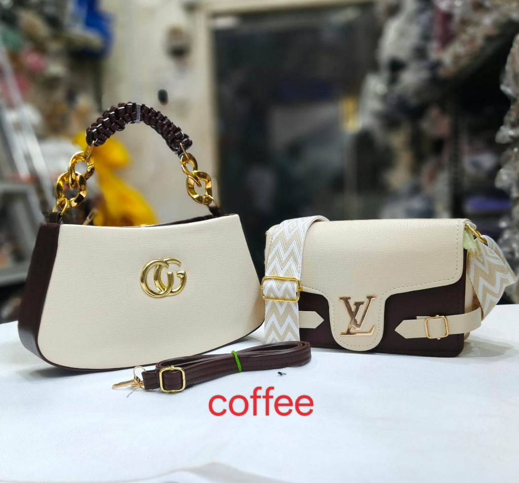 🔥 New Arrival! 2 Pcs Combo Set — Handy Bag + Lady Crossbody Sling Bag