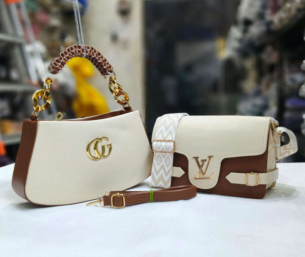 🔥 New Arrival! 2 Pcs Combo Set — Handy Bag + Lady Crossbody Sling Bag