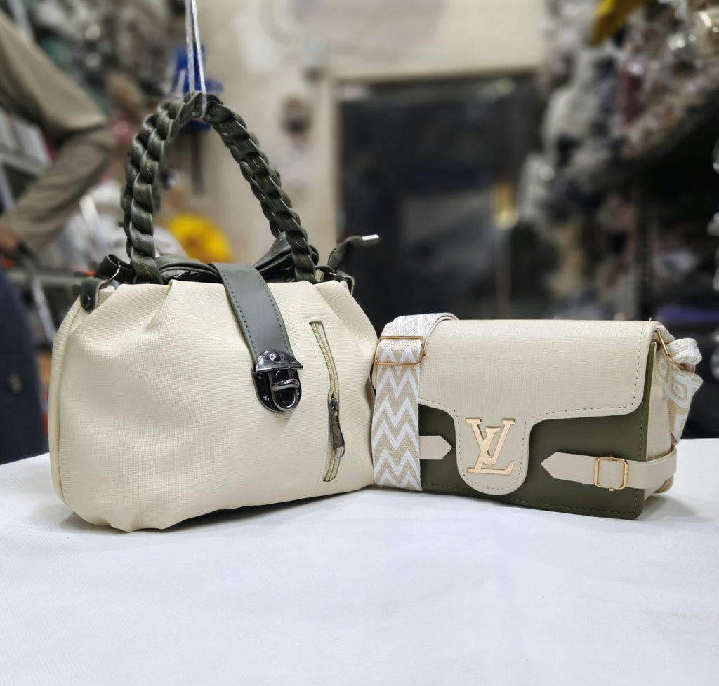 🔥 New Arrival! 2 Pcs Combo Set — Handy Bag + Lady Crossbody Sling Bag
