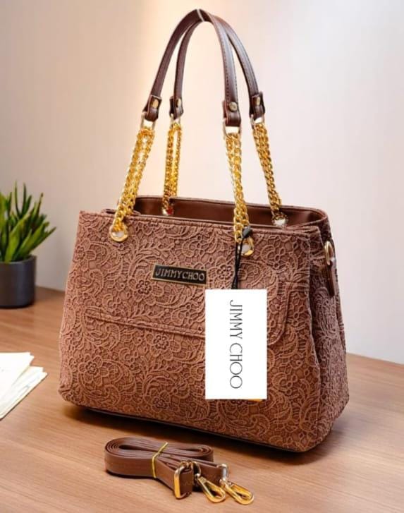 Jimmy Choo Medium Crossbody Sling Bag — Premium Leather