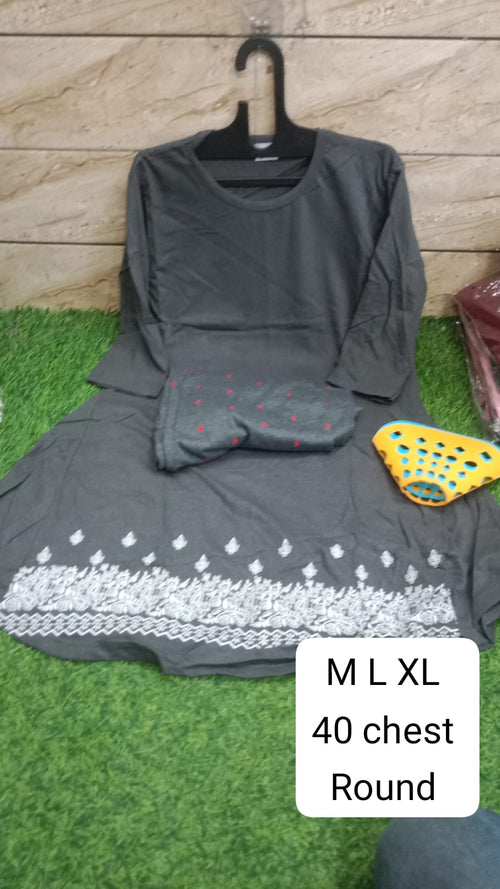 DNk Night Dress – Round Neck (With 3XL Tag)