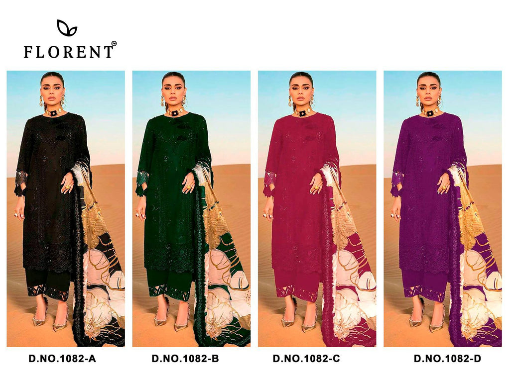 Florent D.No. 1082 (ABCD) – Rayon Cotton Embroidered 3-Piece Suit